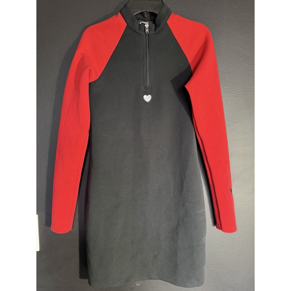 Nike Size Small Long Sleeve Dress. Black/Red Nike Air - Picture 3 of 9